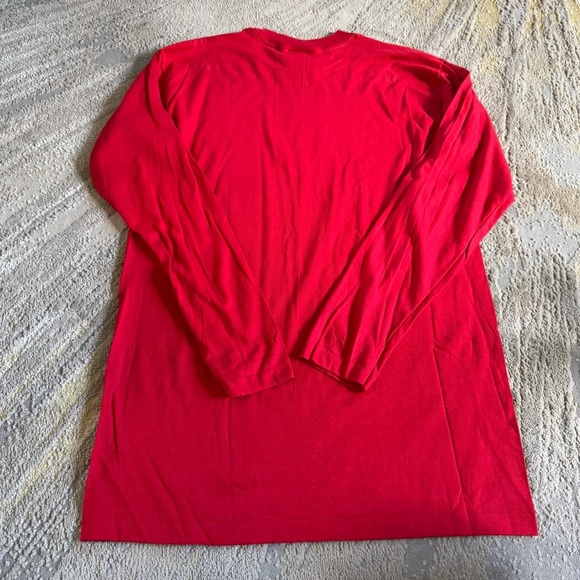 GUESS PERFUM by GEORGES MARCIANO LONG SLEEVE RED T SHIRT medium - Picture 6 of 6